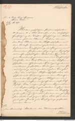 Nachlass Franz Steindachner, Brief von der Kais. Akademie der Wissenschaften, Sekretär der mathem.- naturwiss. Classe an Franz Steindachner (17.03.1891), Inv.Nr. 4.02, Seite 3